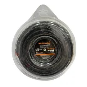   NAKAYAMA PRO Fűkasza damil, nylon-szén, kerek sodort,  4,30 mm-27 méter (NC1042)