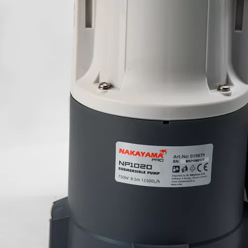 NAKAYAMA PRO merülő Búvárszivattyú 750W, 8,5M, 12500L/óra, tiszta vízhez (NP1020)