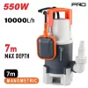 NAKAYAMA PRO Merülő szennyvízszivattyú 550 W, 10000 l/h, 35 mm szemcseméretig (NP1030)