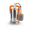 NAKAYAMA PRO ROZSDAMENTES INOX Merülő búvárszivattyú 550W, 7,5m, 8500L/óra, tiszta vízhez (NP1050)