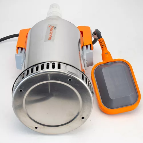 NAKAYAMA PRO ROZSDAMENTES INOX Merülő búvárszivattyú 550W, 7,5m, 8500L/óra, tiszta vízhez (NP1050)