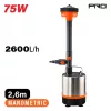 NAKAYAMA PRO Szökőkút-szivattyú rozsdamentes INOX házzal, 75 W, 2600 l/óra, 2,6 m emelőmagasság (NP1150)
