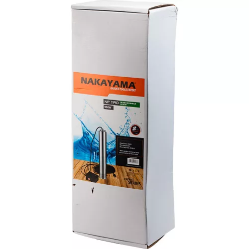 NAKAYAMA PRO Mélykúti búvárszivattyú vezérlőkapcsolóval, 1200 W, 4500 l/h (NP1190)