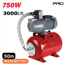   NAKAYAMA PRO KERTI SZIVATTYÚ TARTÁLYAL ( HÁZI VÍZMŰ ) 750W (NP2108)