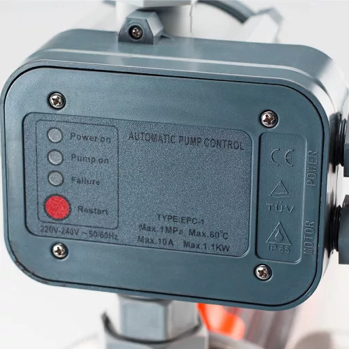 NAKAYAMA PRO Vízszivattyú elektronikus nyomásvezérléssel, 1100 W, 45 m emelőmagasság (NP2120)