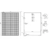 NAKAYAMA PRO Napelemes kútszivattyú készlet 400 W, 48 V, 55 m, 2 × 350 W panellel (NP2220)