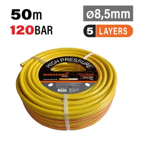   NAKAYAMA PRO  Nagynyomású permetező tömlő, 8,5mm x 50m (NS1050)