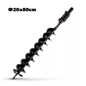   NAKAYAMA PRO Földfúró szár 200x800mm, ütés elnyelő, dupla helix (PD2090)