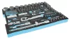 Mannesmann QUANTOOL Dugókulcs- és bitkészlet habbetétben, 118 részes, 1/4” és 1/2”, L-BOXX 102/136-hoz (Q25001)