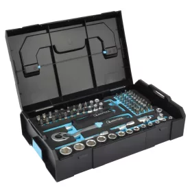   Mannesmann QUANTOOL Dugókulcs és bit készlet 1/4”, 85 részes, Sortimo L-Boxx Mini rendszerben (Q25005)
