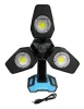 Mannesmann Akkus LED munkalámpa 3500 lm, 3 kihajtható panellel, IP54 védelemmel (Q30600)