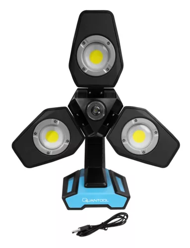 Mannesmann Akkus LED munkalámpa 3500 lm, 3 kihajtható panellel, IP54 védelemmel (Q30600)