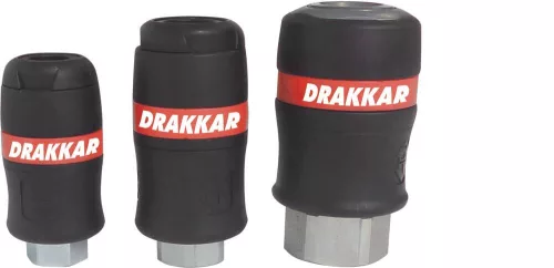 DRAKKAR kettős biztonságú gyorscsatlakozó hüvely (01300)