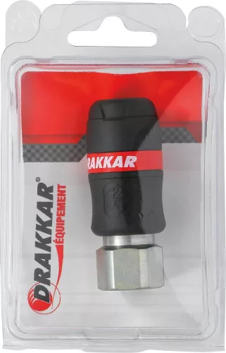 DRAKKAR kettős biztonságú gyorscsatlakozó hüvely (01303)
