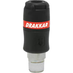   DRAKKAR kettős biztonságú gyorscsatlakozó hüvely (01320)