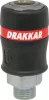 DRAKKAR nagy átfolyású, kettős biztonságú gyorscsatlakozó hüvely (01334)