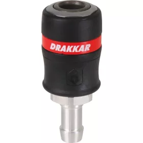   DRAKKAR nagy átfolyású, kettős biztonságú gyorscsatlakozó hüvely (01340)