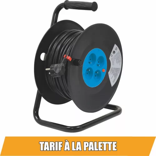 STILKER kábeldob 4 aljzattal, H05VV-F, 3G1,5 mm², 230 V (01555)