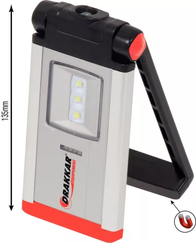 DRAKKAR tölthető LED zseblámpa, 270 lm (02222)