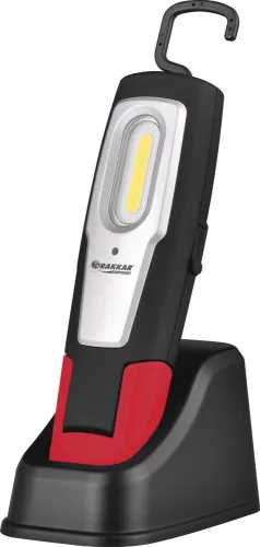 DRAKKAR tölthető LED szerelőlámpa, csuklós, töltőtalppal, 600 lm (02421)