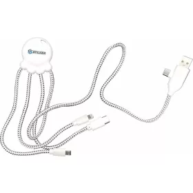   STILKER többcsatlakozós töltőkábel USB/USB-C bemenettel (03030)
