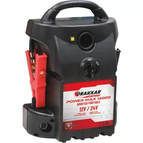   DRAKKAR indítósegéd, 12/24 V, 6200 A, 23 Ah, 2 akkumulátor (04524)