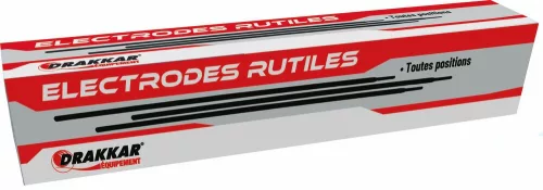 DRAKKAR rutilos bevonatú hegesztőelektróda acélhoz, 350 mm (05452)