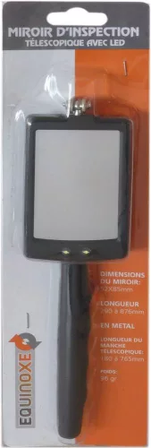 DRAKKAR teleszkópos vizsgálótükör LED-del, 290–876 mm (05783)