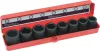 DRAKKAR gépi dugókulcskészlet, 3/4 col, 26–38 mm, 8 db (06393)