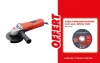 DRAKKAR vezetékes sarokcsiszoló, 125 mm, 900 W (06921)