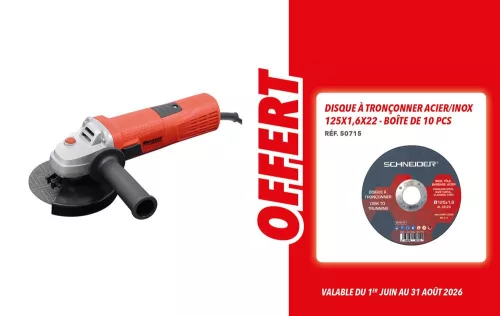 DRAKKAR vezetékes sarokcsiszoló, 125 mm, 900 W (06921)