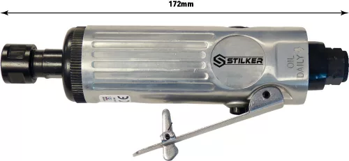 STILKER pneumatikus egyenes csiszolókészlet kofferben, 16 db (06953)
