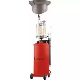   DRAKKAR mobil pneumatikus olajleszívó és leeresztő előkamrával, 80 l (07111)