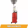 DRAKKAR mobil pneumatikus olajleszívó és leeresztő előkamrával, 80 l (07111)