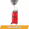 DRAKKAR mobil pneumatikus olajleszívó és leeresztő, 80 l (07112)