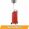 DRAKKAR mobil gravitációs olajleeresztő, 65 l (07113)