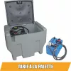DRAKKAR gázolaj-/AdBlue® üzemanyag-ellátó tartály, 12 V, 400/50 l, 40/17 l/perc (08039)