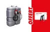 DRAKKAR duplafalú HDPE gázolaj-tárolótartály, 1000 l (08073)