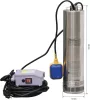 DRAKKAR 4 fokozatú búvár-kútszivattyú úszókapcsolóval, Ø125 mm, 230 V, 750 W (08105)