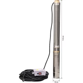   DRAKKAR 19 fokozatú búvár-kútszivattyú, Ø98 mm, 230 V, 1100 W (08111)