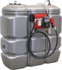 DRAKKAR duplafalú HDPE gázolaj-tárolótartály, 1500 l (08127)