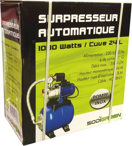 DRAKKAR automata házi vízmű, 230 V, 1000 W (08160)