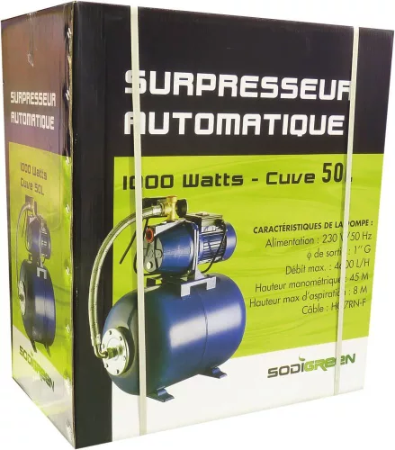 DRAKKAR automata házi vízmű, 230 V, 1000 W (08168)