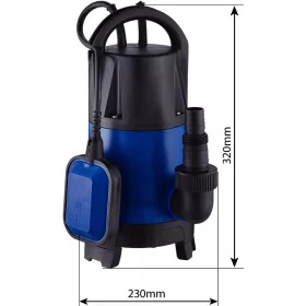   DRAKKAR PVC búvárszivattyú úszókapcsolóval, 230 V, 550 W (08178)