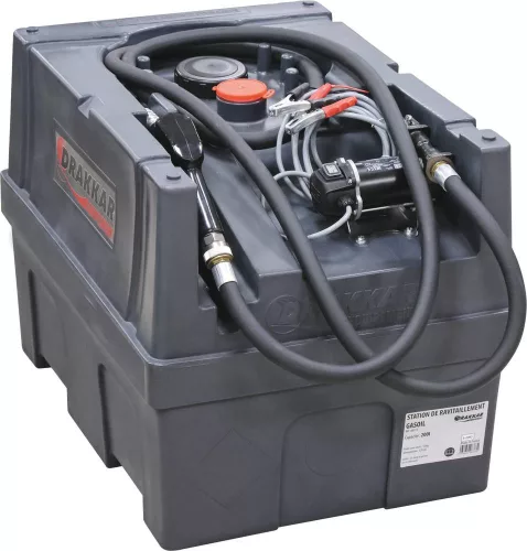 DRAKKAR gázolaj-ellátó tartály, 200 l, 12 V, 45 l/perc (08373)