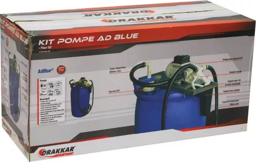 DRAKKAR AdBlue® hordóállomás szivattyúkészlettel, 230 V, 330 W, 34 l/perc (08520)