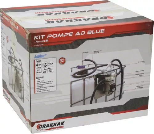 DRAKKAR AdBlue® IBC-állomás szivattyúkészlettel, 230 V, 330 W, 34 l/perc (08525)