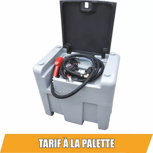 STILKER gázolaj-ellátó tartály, védőfedéllel, 220 l, 12 V, 40 l/perc (08600)