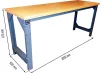 DRAKKAR fa munkalapos munkapad, 2000 × 630 mm, 1 t (09054)