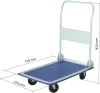 STILKER 4 kerekű szállítókocsi, 150 kg (09102)
